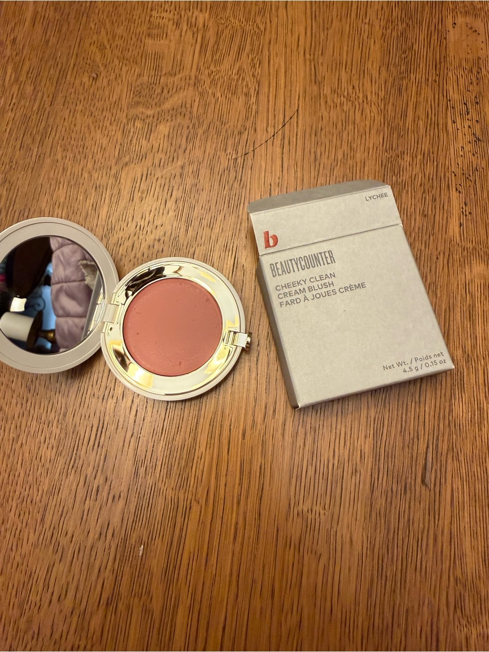 Beautycounter Cheeky Clean Cream Blush in Lychee